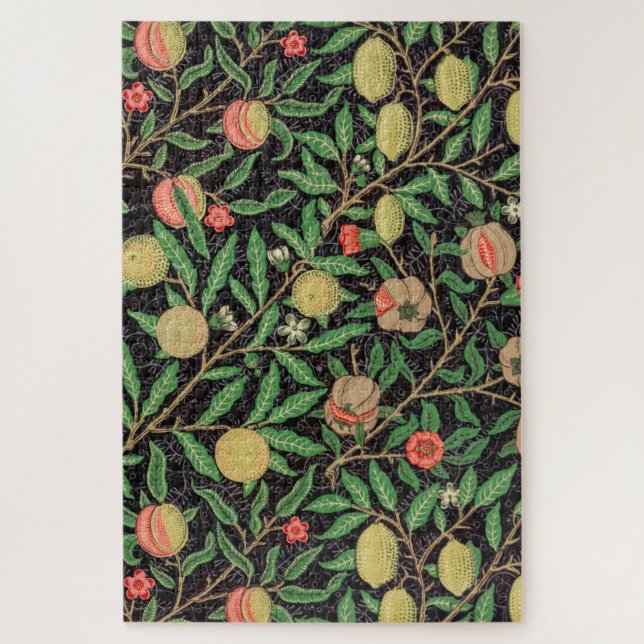 William Morris Fruit Pomegranate Floral Pattern (Vertikal)