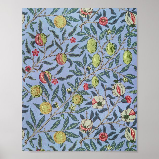 William Morris Fruit Pomegranate Poster (Vorne)