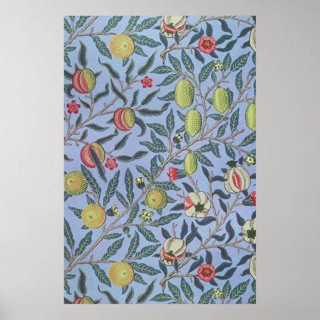 William Morris Fruit Pomegranate Poster (Vorne)