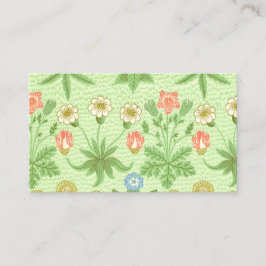 William Morris-Gänseblümchen-Muster Visitenkarte