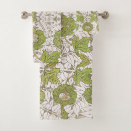 William Morris Garden Mix Botanical Badhandtuch Set