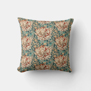 WILLIAM MORRIS GARDEN TAN POPPY FLORAL 10 KISSEN