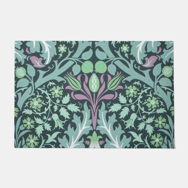 William Morris “Gartenblätter” 3 Fußmatte (Vorderseite)