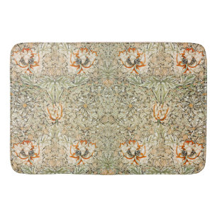 William * Morris Geißblatt Botanical Pfirsich Grün Badematte