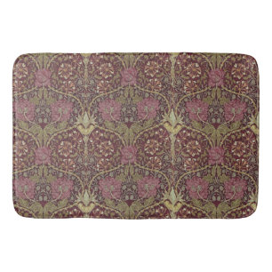William Morris, Geißblatt, mit Blumen. Muster, Badematte