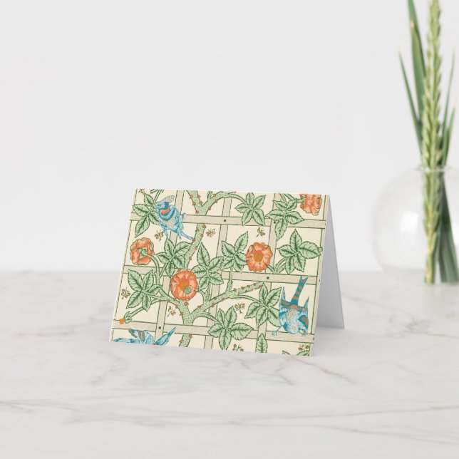 William Morris Gitter viktorianische Tapete (Vorderseite)