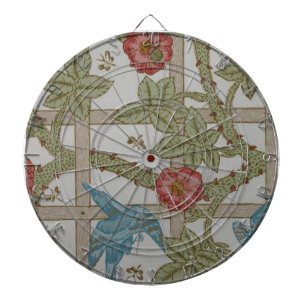 William Morris Gitter-Wallpaper-Kunst Dartscheibe