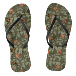 William Morris Gitter-Wallpaper-Kunst Flip Flops