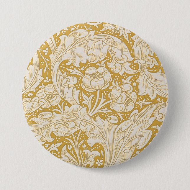 William Morris Gold Bachelors Button Floral (Vorderseite)