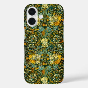 William Morris Gold Jelängerjelieber Blumen Tapete iPhone 16 Hülle