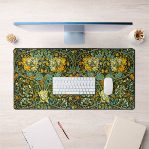 William Morris Gold Jelängerjelieber Blumen Tapete Schreibtischunterlage