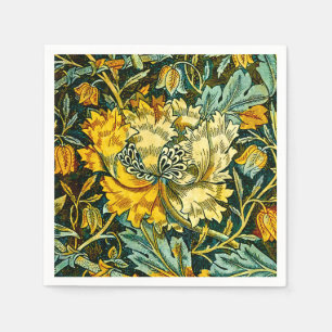 William Morris Gold Jelängerjelieber Blumen Tapete Serviette