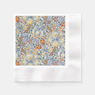 William Morris Gold-Lilie-Victorian-Wallpaper Serviette