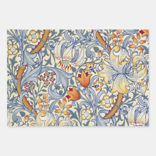William Morris Gold-Lilie viktorianische Tapete Geschenkpapier Set