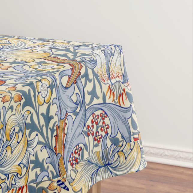 William Morris Gold Lily Victorian Botanical Tischdecke (Beispiel)