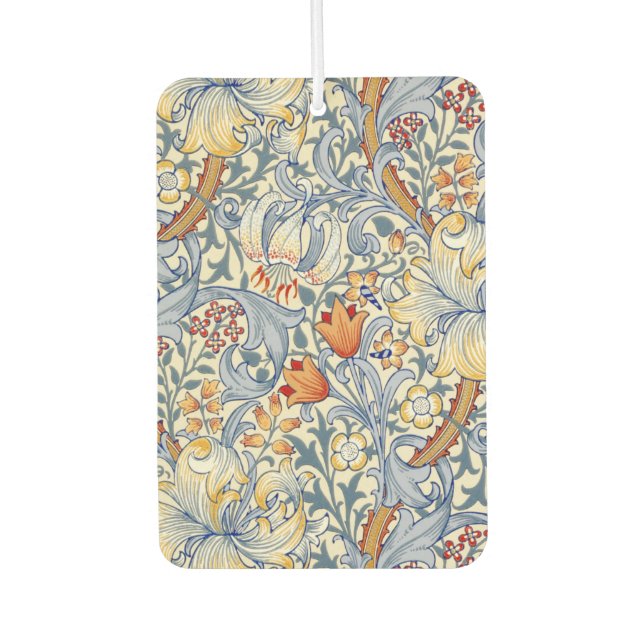 William Morris Gold Lily Victorian Wallpaper Autolufterfrischer (Vorderseite)