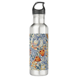 William Morris Gold Lily Victorian Wallpaper Edelstahlflasche
