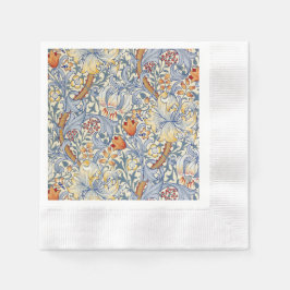 William Morris Gold Lily Viktorianisch Wallpaper Serviette