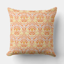 William Morris Golden Bough Orange Blue und White