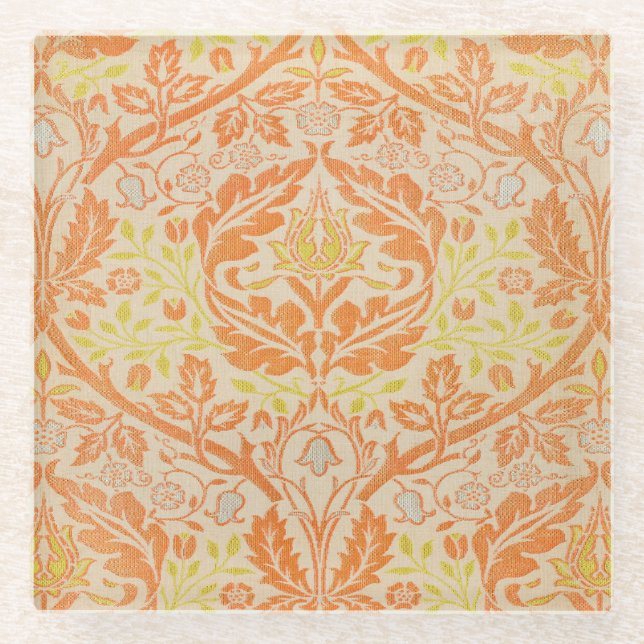 William Morris Golden Bough TapestPattern Glasuntersetzer (Vorderseite)