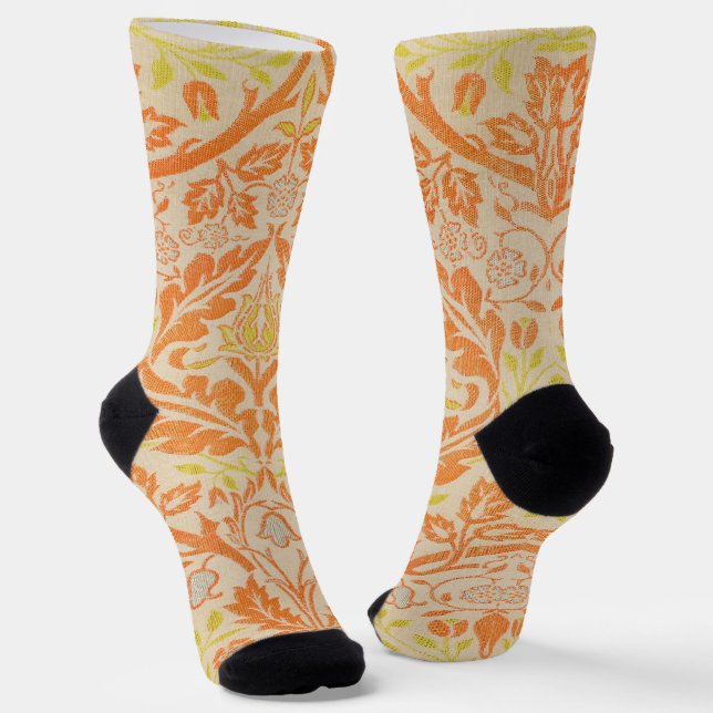 William Morris Golden Bough TapestPattern Socken (Gewinkelt)