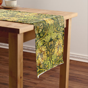 William Morris Golden der Geißblatt Großer Tischläufer