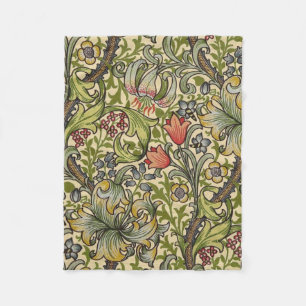 William Morris Golden Lilie Fleecedecke