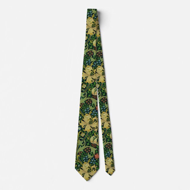 William Morris "Golden Lily" 4 Krawatte (Vorderseite)
