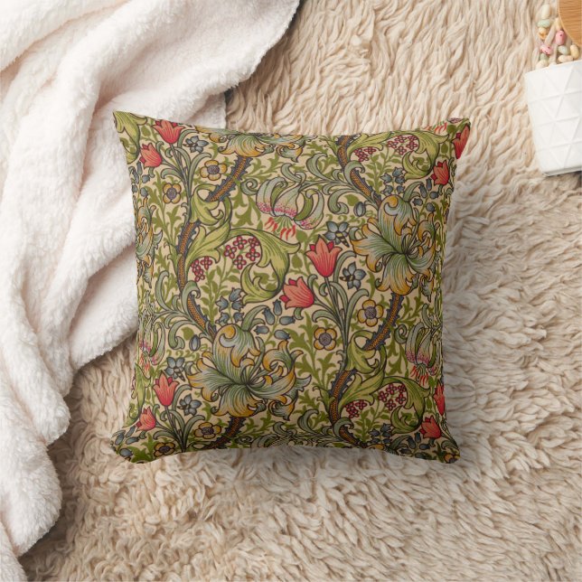 William Morris Golden Lily Antique Kissen (Decke)