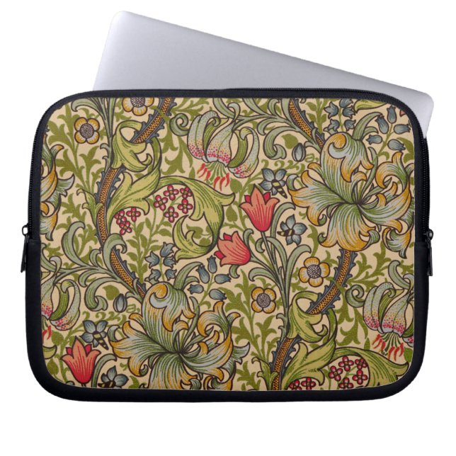 William Morris Golden Lily Antique Laptopschutzhülle (Vorderseite)