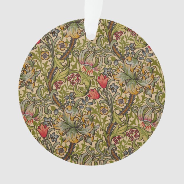 William Morris Golden Lily Antique Ornament (Vorderseite)