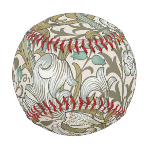 William Morris Golden Lily Blau Gold Klassiker Baseball