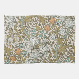 William Morris Golden Lily Blau Gold Klassiker Geschirrtuch