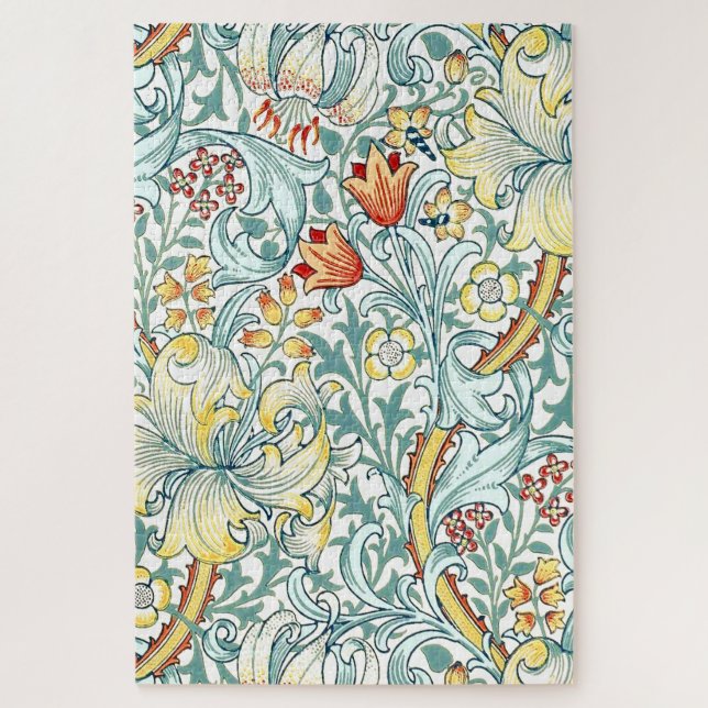 William Morris Golden Lily Floral Pattern (Vertikal)