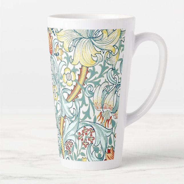 William Morris Golden Lily Floral Pattern Milchtasse (Rechts)