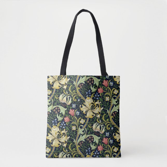 William Morris Golden Lily Floral Pattern Tasche (Vorderseite)