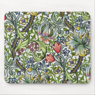 William Morris Golden Lily Florales Chintz-Muster Mousepad