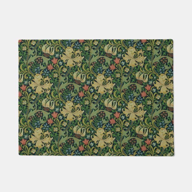 William Morris Golden Lily Fußmatte (Vorderseite)