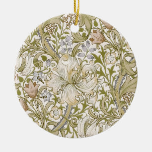 William Morris Golden Lily Garten Blumen Klassiker Keramik Ornament