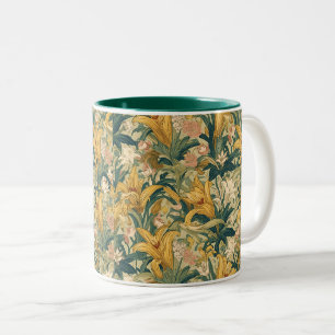William Morris Golden Lily Vintage Präraffaelit Zweifarbige Tasse