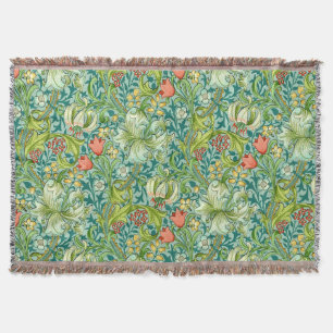 William Morris Golden Lily Vintages Muster Decke