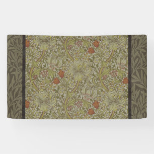 William Morris Golden Lily Weidenzweig Muster Banner