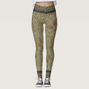 William Morris Golden Lily Weidenzweig Muster Leggings