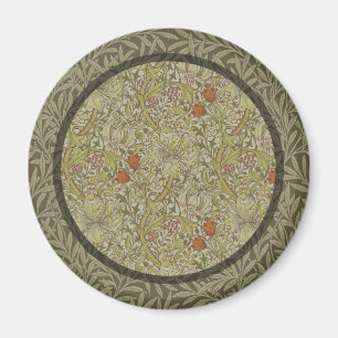 William Morris Golden Lily Weidenzweig Muster Magnet