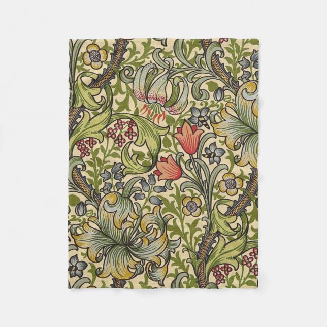 William Morris Golden Living Relected Pattern Fleecedecke (Vorderseite)