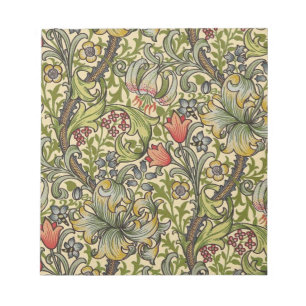William Morris Golden Living Relected Pattern Notizblock