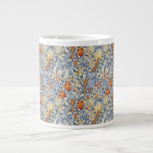 William Morris Goldene Lilie viktorianische Tapete Jumbo-Tasse