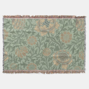 William Morris Grafton Blumengestaltung Salbeigrün Decke