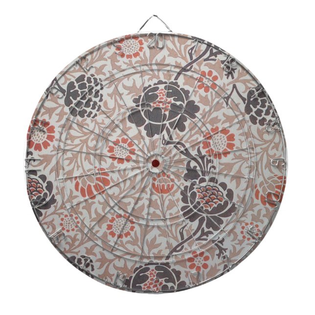 William Morris Grafton Botanic Art Design Dartscheibe (vorne)