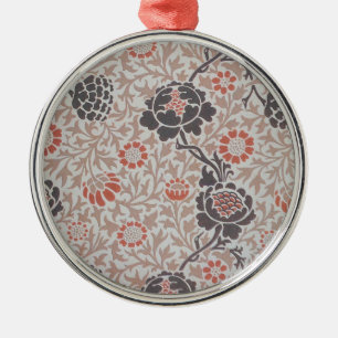 William Morris Grafton Botanische Kunstgestaltung Silbernes Ornament